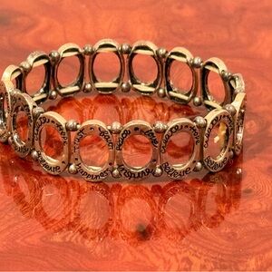 Inspirational Gold Bracelet with Uplifting Words